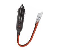 Dongge Cable Conector Macho para Mechero de Coche de 12V-24V Encendedor de Cigarrillos Plug Cigarette Lighter Socket Encendedor de Cigarillo Fusible de Seguridad 15A 15cm
