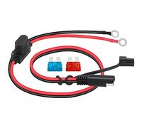 Dongge Conector de Carga de batería SAE Corta rápidamente el Enchufe al Fusible de Terminal de Anillo de 12 V Adecuado para Cargar Motocicletas Tractores Coches etc.