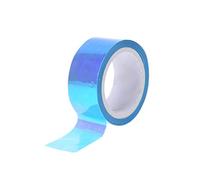 dongguan NUEEUDD Gimnasia rítmica Decoración Holográfica Prismático Brillo Cintas Aros Stick Deporte Accesorio Azul