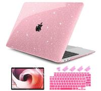 DONGKE Funda para MacBook Air de 13 Pulgadas 2021-2018 versión A2337 M1 A2179 A1932, Carcasa rígida de plástico Brillante y Funda para Teclado Solo Compatible con MacBook Air Retina de 13 Pulgadas,