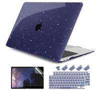 DONGKE Funda para MacBook Air de 13 Pulgadas 2021-2018 versión A2337 M1 A2179 A1932, Carcasa rígida de plástico Brillante y Funda para Teclado Solo Compatible con MacBook Air Retina de 13 Pulgadas