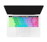 dongke Ultra delgado gradiente Color versión Protector de teclado de silicona para nuevo MacBook Pro 13 (A1706) y MacBook Pro 15 (a1707) con Muti-Touch Bar (2016 versión)