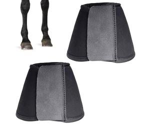 DONGKER 1 par de polainas de neopreno con cierre de velcro para caballos, para viajes, entrenamientos, protección contra traumas de pezuña