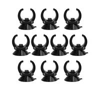 DONGKER 10 piezas de calentador de acuario ventosas ventosas, lámpara de buceo ventosa de gel de sílice con clips para pecera