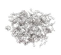 DONGKER 100 broches de pesca con mosca, clips de cambio rápido de señuelos de acero inoxidable, sin nudo, broches rápidos para moscas, señuelos