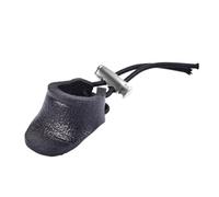 DONGKER Anillo para pulgar para tiro con arco, dedo lengüeta de piel, protección para los dedos para tiro con arco con botón automático ajustable para arco compuesto, tradicional, curvado