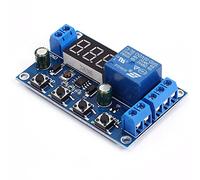 DONGKER Apagado de bajo voltaje, protege CC 6 - 40 V, módulo de protección de bajo voltaje con pantalla LCD para batería de litio y batería de ácido de plomo programable