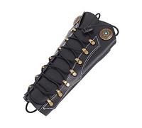 DONGKER Armschutz Archschießen Traditioneller Medieval, PU Leder Arm Armschutz Manschette, Zubehör für Bogensport