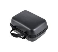 DONGKER Bolsa de carrete de pesca, fundas portátiles de cuero para carrete de pesca con cremallera bidireccional e interior de esponja impermeable a prueba de golpes para carretes de balsa giratoria