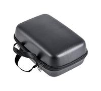 DONGKER Bolsa de carrete de pesca, fundas portátiles de cuero para carrete de pesca con cremallera bidireccional e interior de esponja impermeable a prueba de golpes para carretes de balsa giratoria