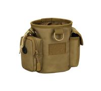 DONGKER Bolsa de entrenamiento para perros, bolsa impermeable para caminar con 2 bolsillos laterales que puede llevar juguetes para perros, dispensador de bolsas para excrementos integrado para