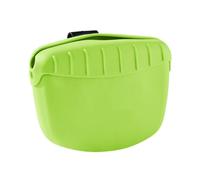 DONGKER Bolsa de silicona para golosinas para perros, bolsa de entrenamiento para perros con clip para cinturón tamaño de bolsillo para entrenamiento de perros
