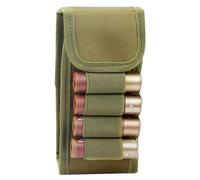 DONGKER Bolsa de transporte táctica para municiones, 16 bolsas redondas impermeables para cartuchos de balas para actividades al aire libre, caza