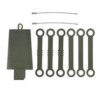 DONGKER Bolsa para palos luminosos, soportes tácticos para luces de quema con cuerda colgante para camping, pesca y caza de aventura al aire libre