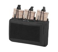 DONGKER Bolsa táctica Mag, triple bolsa abierta superior con 3 parches, ganchos y hebillas para Mag 223/5.56, nylon negro