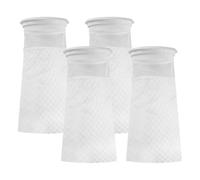 DONGKER Bolsas de filtro de acuario, 2/4 piezas de 4 x 10 pulgadas, calcetines de filtro para pecera, antidesbordamiento para agua salada, tanque de peces de agua dulce, acuario