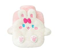 DONGKER Botella de agua caliente, bolsa de agua caliente 400 ml con bolsillo para calambres en el cuello, hombros alivio del dolor