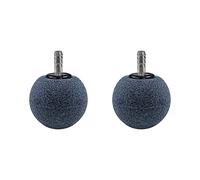 DONGKER Burbujeador de piedra de aire para acuario, 2/4 piezas de 4 cm en forma de bola de pecera, piedra de nano burbujas para diámetro de 4 mm, tubo de aire, nano estanque, bomba de acuario