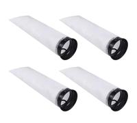 DONGKER Calcetín de filtro, 2 unidades/4 unidades de 2.75 pulgadas, 200 μm, bolsas de filtro de fieltro reutilizables para acuarios, peceras, estanques, filtros de tanques, sistemas de filtración de