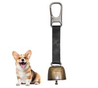 DONGKER Campana de seguimiento de perros, campana colgante vintage extra fuerte con hebilla de liberación rápida para vacas, ovejas, caballos, perros, gatos, entrenamiento de seguimiento