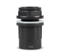 DONGKER Conector de tubería de agua para acuario, conectores de PVC para acuarios, tanques de entrada y salida