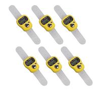 DONGKER Contador de dedo electrónico, 6 unidades, ABS, mini digital, para varias estadísticas