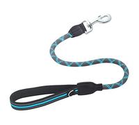 DONGKER Correa corta para perro, cuerda de nylon reflectante para tráfico de mascotas, correa de arrastre canina con mango de alta capacidad de carga para perros medianos/grandes de 20-50Kg/40-110 LBS