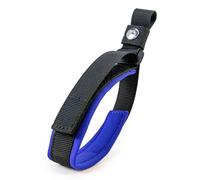 DONGKER Correa de muñeca para perro, ajustable, 18 cm, diseño de calcomanías mágicas azules para correa retráctil para perro