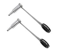 DONGKER Cortador de verduras en espiral, 2 piezas, cortador en espiral manual de acero inoxidable, cortador en espiral, para patatas, pepinos, verduras y zanahorias