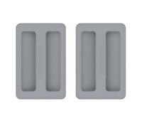 DONGKER Cubierta Superior para tostadora, 2 Fundas de Silicona Lavables para tostadora, panqueques, Horno, Cocina