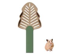 DONGKER Cuchara de baño de arena para hámster, pala de arena para mascotas para chinchilla, jerbo, dragón barbudo, limpieza de jaulas de animales pequeños