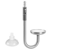 DONGKER Difusor de CO2, atomizador de CO2 de acero inoxidable para plantas de acuario con válvula de retención y ventosa, ajuste de diámetro interior de 4 mm/diámetro exterior, tubo de 6 mm para