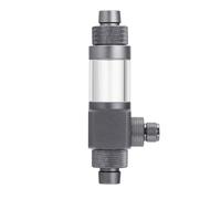 DONGKER Difusor externo de CO2, atomizador de CO2 de aleación de aluminio con tuerca de bloqueo y válvula antirretorno para manguera de 12 mm/16 mm de diámetro interior