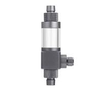 DONGKER Difusor externo de CO2, atomizador de CO2 de aleación de aluminio con tuerca de bloqueo y válvula antirretorno para manguera de 12 mm/16 mm de diámetro interior