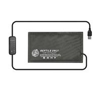 DONGKER Esterilla térmica para reptiles, USB 5 V, alfombrilla térmica para terrario, temperatura de terrario, anfibios, alfombrilla para terrario de serpientes, lagartos, ranas