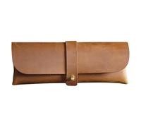 DONGKER Estuche de cuero para lápices, organizador retro para estudiantes, hombres de negocios, adultos, artistas (puede contener 22 bolígrafos), Brown, Classique