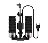 DONGKER Filtro de esponja para acuario, filtro de esponja doble, filtro de espuma silencioso, filtro de aire, filtro para filtrado biológico y mecánico