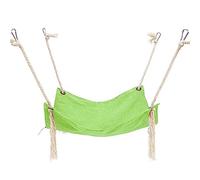 DONGKER Hamaca de jaula para gatos, algodón y lino, transpirable, para mascotas, nido colgante con 4 ganchos para gatos de menos de 7 kg, conejos, hurones, chinchillas