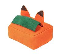 DONGKER Juguete de caja de pañuelos para perro, toalla de papel de felpa para mascotas, juguetes masticables para cachorros, juguetes para olfatear perros y gatos, animales pequeños