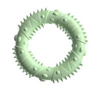 DONGKER Juguete de Goma para Perros, Anillo masticable de Caucho Natural, ø 12 cm, Divertido Anillo, Juguete Estable y Divertido para el Cuidado Dental de Cachorros.