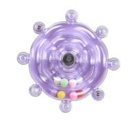 DONGKER Juguete para Aves en Forma de Rueda de Perruche, Juguete Interactivo Colorido para Loros, Juguete con Sonajero para Ejercicio de Masticación de Aves, Perruches, Conures