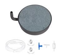 DONGKER Kit de piedra de aire para acuario, difusor de oxígeno disuelto ultra alto con base de acero inoxidable para pecera e hidropónico
