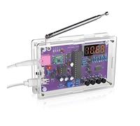 DONGKER Kit de Radio FM Digital, Proyecto de Soldadura Electrónica, Receptor Inalámbrico para Aprendizaje y Enseñanza (Con Conector de Auriculares de 3,5 mm)