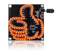 DONGKER Kit de soldadura con luz LED, juego de ejercicios de soldadura, luces LED DIY, kits electrónicos para estudiantes, enseñanza y aprendizaje, proyecto de soldadura DIY