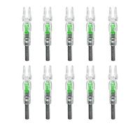 DONGKER Levas de flecha, 10 levas de tiro con arco LED de 6,2 mm, con iluminación automática, para ballesta de carbono de 6,2 mm