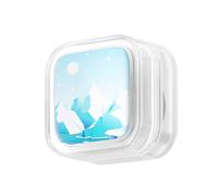 DONGKER Limpiador magnético de vidrio para acuario, cepillo magnético de doble cara para peceras pequeñas, grosor de vidrio de 0.4 pulgadas