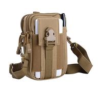 DONGKER Molle - Bolsa de administración, EDC para teléfono inteligente, 600D, bolsa táctica, con cinturón de cintura para actividades al aire libre