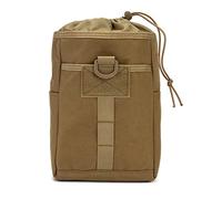 DONGKER Molle - Bolsa de basura táctica, plegable, con cordón, para senderismo
