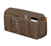 DONGKER Organizador de reposabrazos, bolsa de almacenamiento de algodón para colgar en el sofá, mando a distancia de TV, teléfono celular, revistas