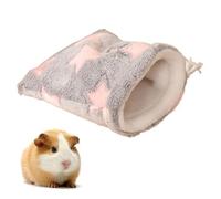 DONGKER Saco de dormir para hámster, cama de conejillo de indias, cálido y suave, escondite para hámster, rata, ardillas